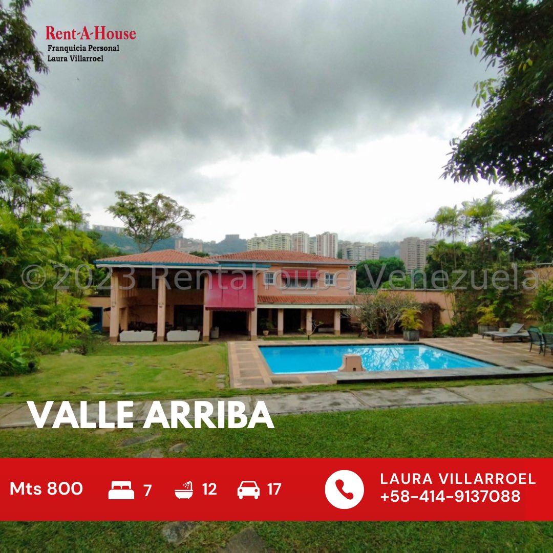 inmuebleslv's tweet photo. Hermosa propiedad en Valle Arriba …
.
* 
📌 800 mts construcción 
📌 2758 mts de terreno 
📌 7 🛌 
📌 12 🛀 
📌 17 🚘 https://t.co/A4diwd5AMh