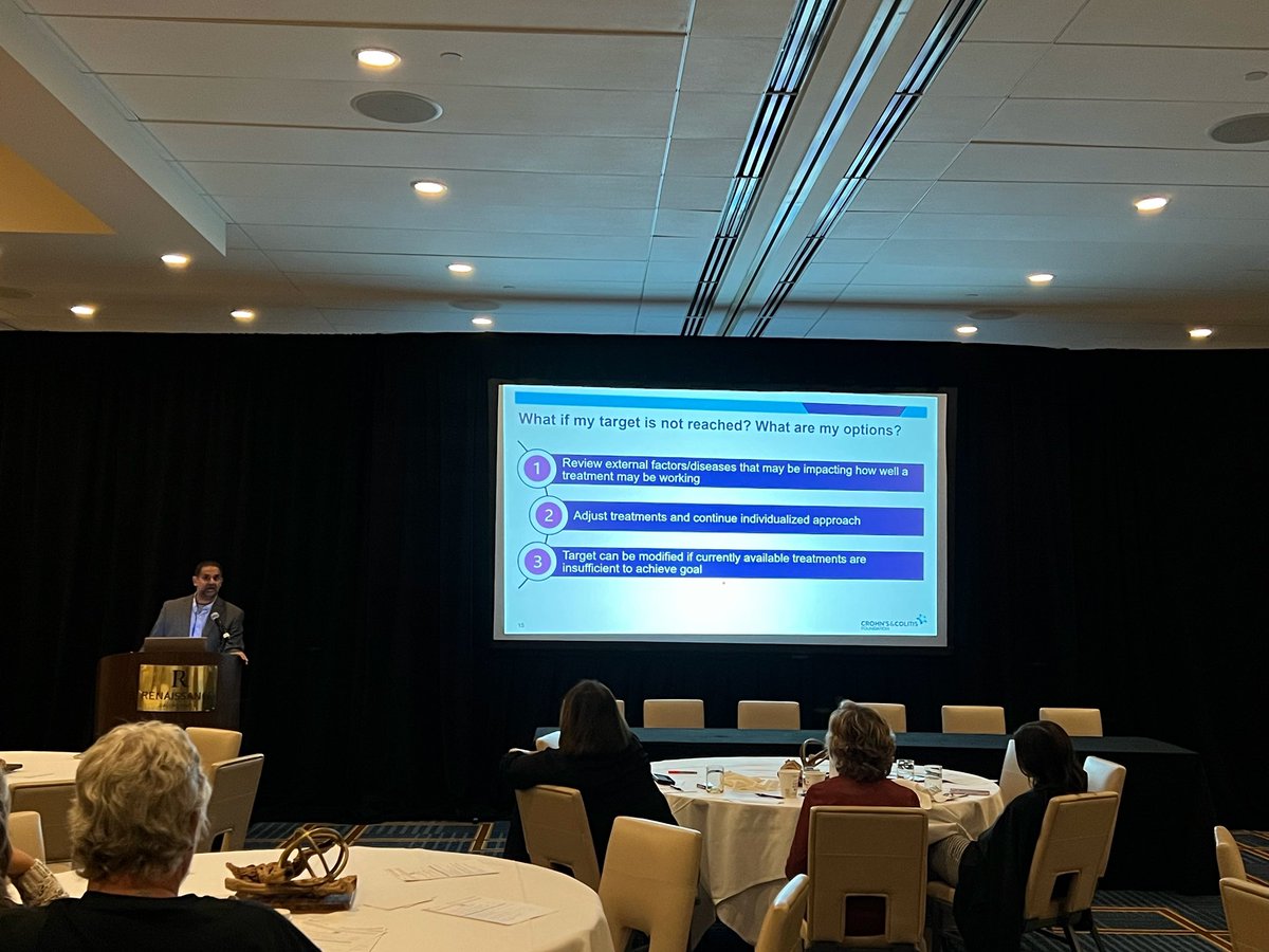 DavidD_MD's tweet photo. Excellent weekend at the @CrohnsColitisFn myIBD learning conference educating patients and caregivers throughout the Golf Coast region on their IBD care. #IBD  Shout out to Anish Patel for excellent talks on treatment targets! @FocusGI2022 https://t.co/jK51zT8Qrw