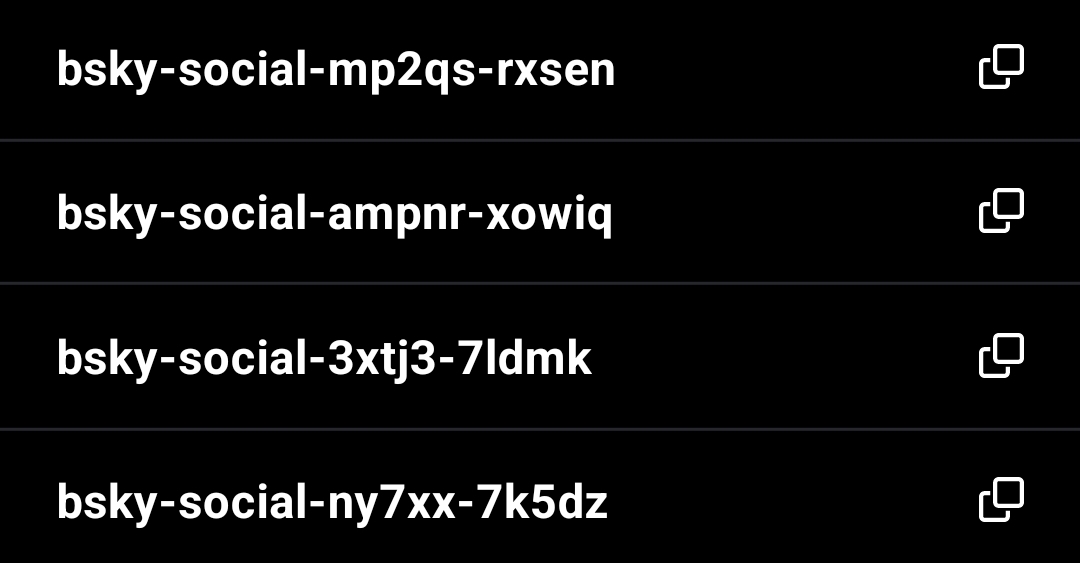 If anyone needs a code to the other place in the sky, go ham: