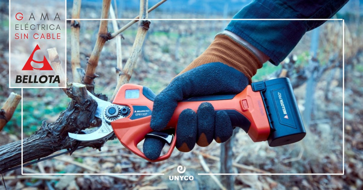 ✨ Trabajar con herramientas eléctricas sin cable no es <a href="/BellotaTools/">Bellota Tools</a>✨

👉bellota.com/poda-electrica

O bien contactar con nosotros para cualquier duda:

🌐 unyco.es
☎ 918 455 636
✉ info@unyco.es
.
.
.
#Unyco #Central #Materiales #Bellota #energía #agricultura