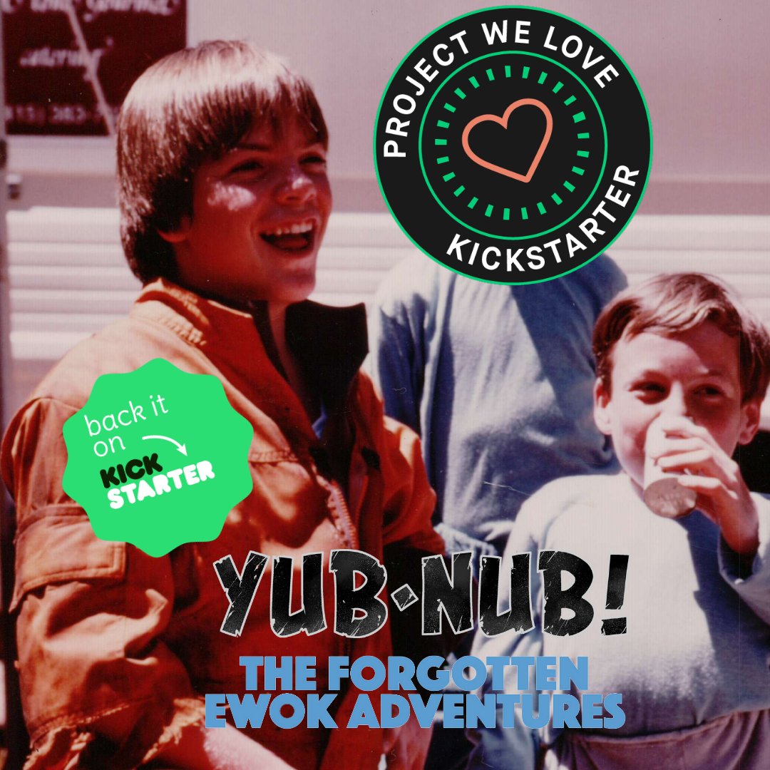 Yub-Nub! The Forgotten Ewok Adventures has become a project Kickstarter loves!

#projectwelove

kickstarter.com/projects/yub-n…

 #starwarssaga #skywalkersaga #warwickdavis #lucasfilm #georgelucas #disney #disneyplus #ilm #industriallightandmagic #yubnubdoc