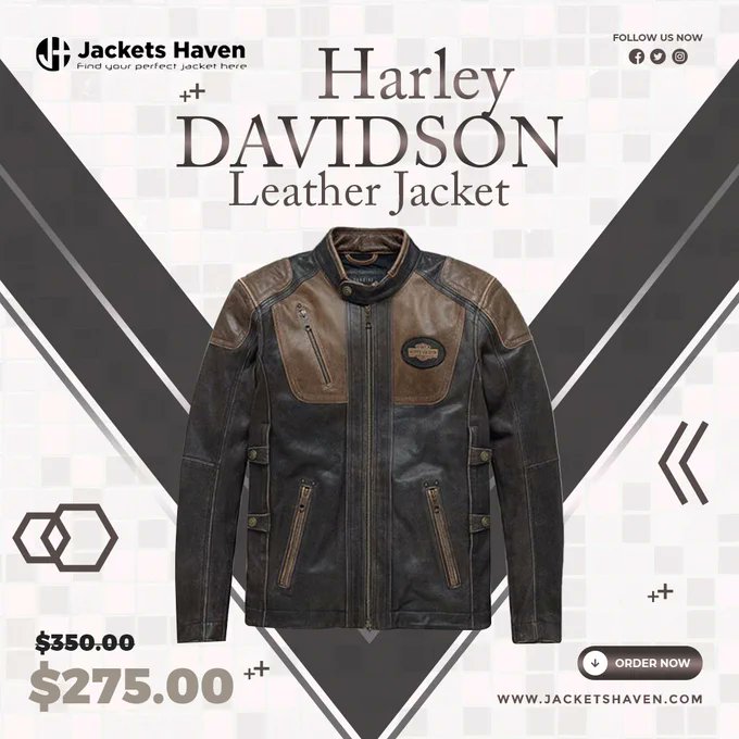 jacketshaven's tweet image. Explore Harley Davidson's Leather Jacket at Jacketshaven with Free Shipping Worldwide.
jacketshaven.com/collections/ha…

#harleydavidsonleatherjacket #b3leatherjacket #brownleatherjacket #bikerleatherjacket #menleatherjacket #shearlingleatherjacket #Jacket #jackets #Jacketsformen #jackets