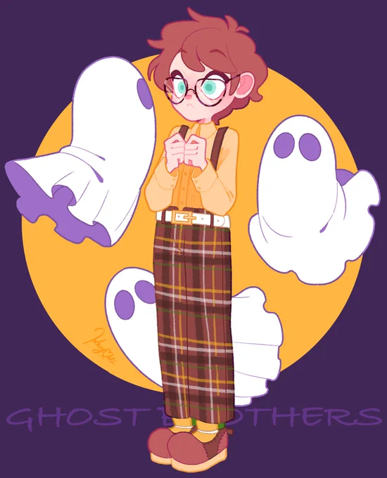 Ghost brothers#illust #illustration #イラスト 