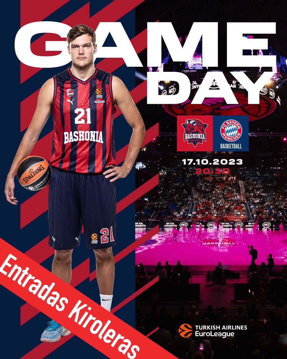 KIROLEROS.com 101.6fm (@kiroleros) on Twitter photo 🚨 SORTEO EXPRÉS!!! 🚨
¿Quieres ir hoy al Buesa a ver al Baskonia 🏟?
Tenemos 2 entradas 🎟
¿Las quieres?
1- Sigue las cuentas de <a href="/kiroleros/">KIROLEROS.com 101.6fm</a> y <a href="/RMarcaVitoria/">Radio MARCA Vitoria 101.6 FM</a>
2- Haz RT de este tuit
3- Cita a la persona con la que irías
- SORTEO a las 17.00h
Suerte 🍀!!! 🚨 SORTEO EXPRÉS!!! 🚨
¿Quieres ir hoy al Buesa a ver al Baskonia 🏟?
Tenemos 2 entradas 🎟
¿Las quieres?
1- Sigue las cuentas de <a href="/kiroleros/">KIROLEROS.com 101.6fm</a> y <a href="/RMarcaVitoria/">Radio MARCA Vitoria 101.6 FM</a>
2- Haz RT de este tuit
3- Cita a la persona con la que irías
- SORTEO a las 17.00h
Suerte 🍀!!!