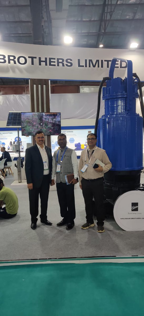 KBLPumps's tweet photo. Discover innovation at IFAT 2023, Mumbai with KBL. Our stall is buzzing with energy and we are honoured to welcome industry experts.
Dive into sustainable solutions with us!
Hall number: 01
Stand number: G001
#KBL #KirloskarPumps #KBLPumps #IFAT2023 #KirloskarBrothersLimited https://t.co/efwR0TFfbA