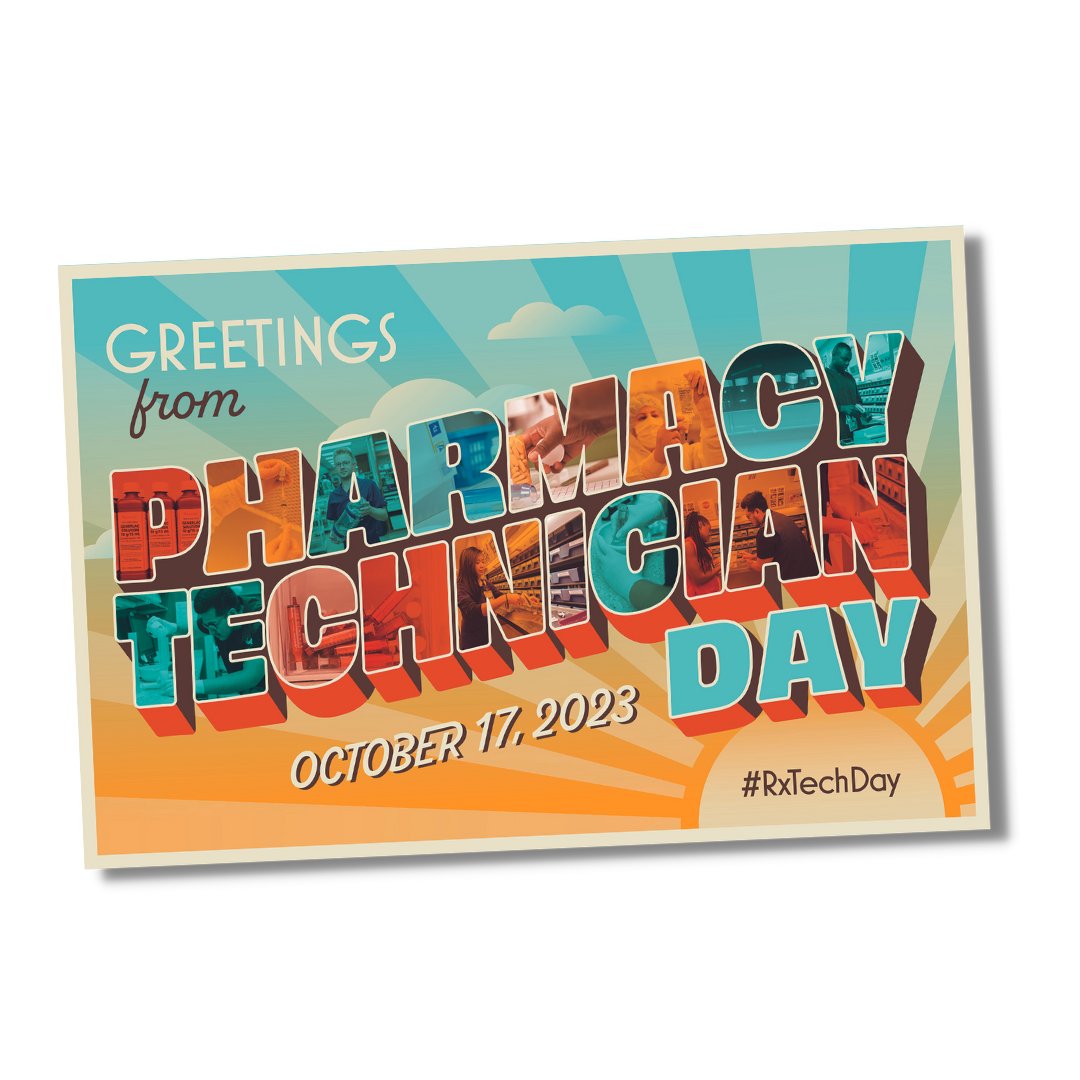 PTCB's tweet photo. Greetings from our favorite day of the year, Pharmacy Technician Day! 🎈🎉 Follow along on our social media throughout the day for conversations and announcements, and don’t forget to share updates from your day using the hashtag #RxTechDay https://t.co/WVKwlVKsnY