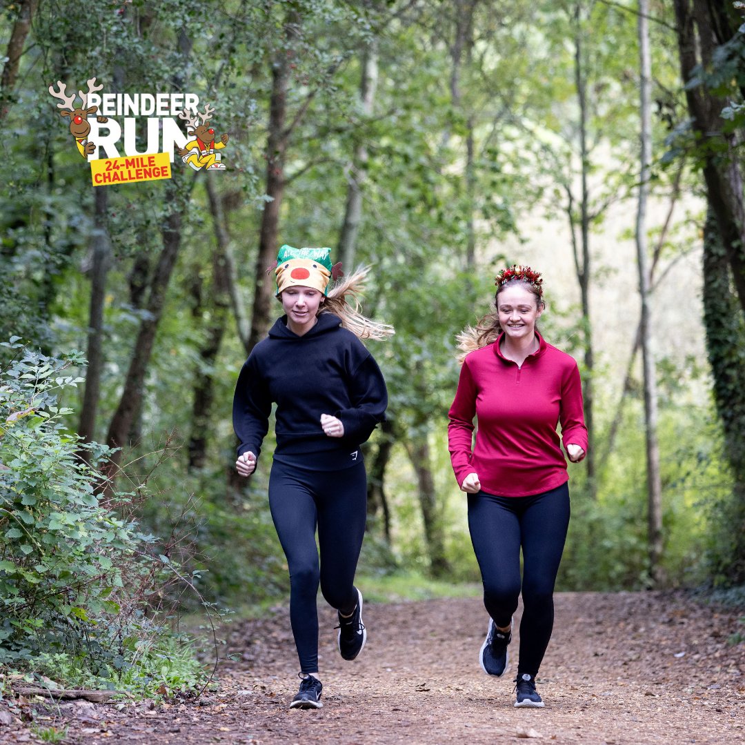 RNLI's tweet image. The #RNLI #ReindeerRun is back and can be taken on anywhere! 🎄

We're asking you to run 24 miles throughout December - a mile for every hour our crews are on call on #Christmas Day.

Find out more 👉 rnli.social/3QnQyXT