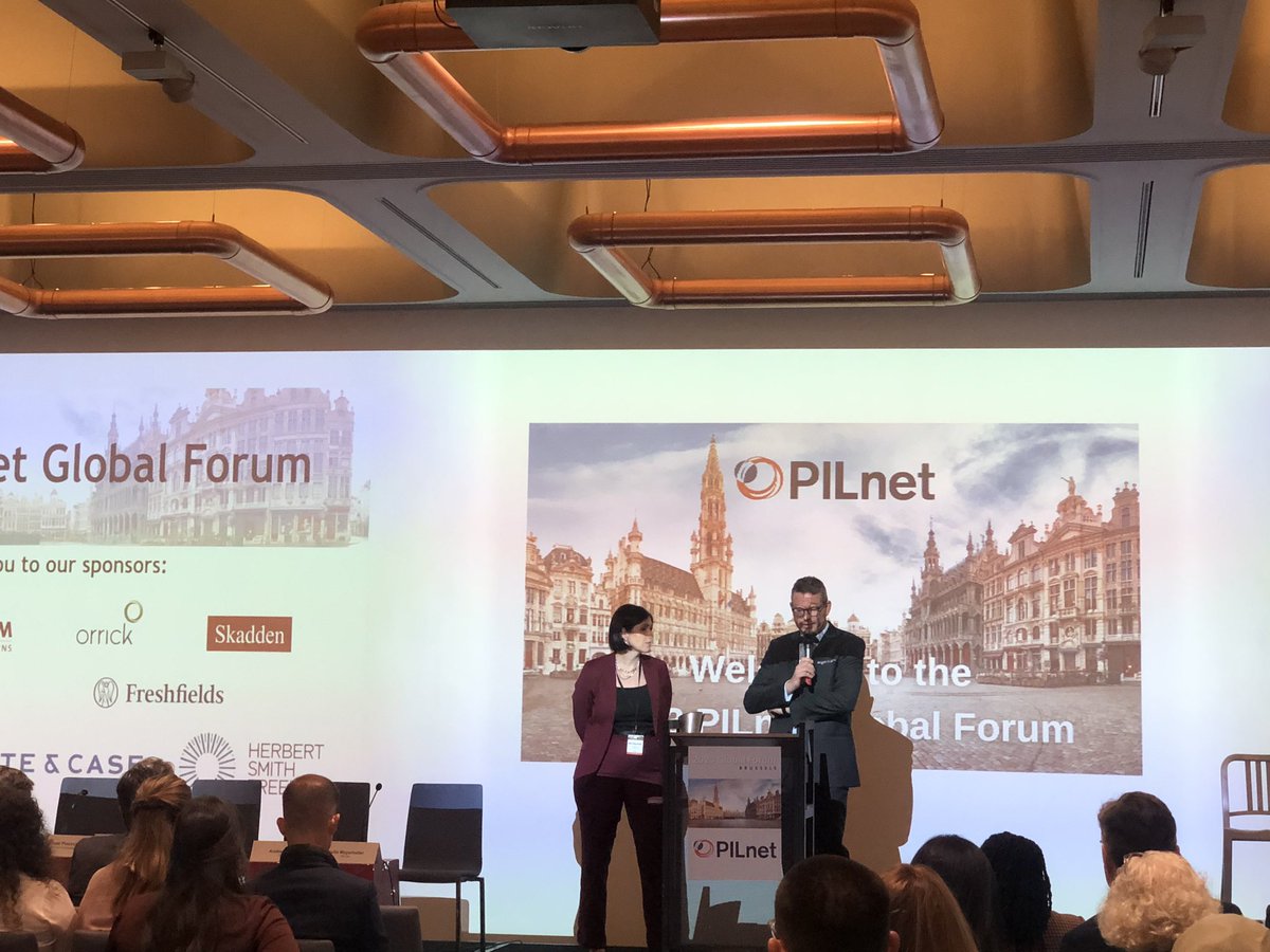 Lancement du <a href="/PILnet/">PILnet</a> Global Forum qui renforce les liens entre les partenaires du #probono afin de promouvoir le changement social et la solidarité par l’accès au droit