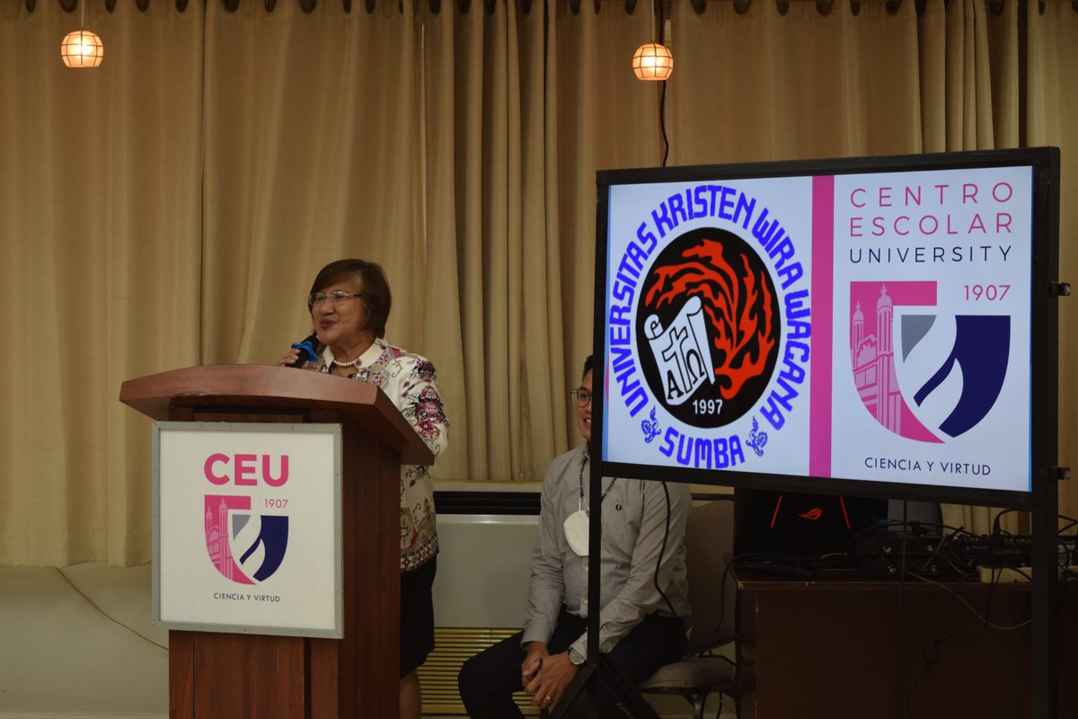 CEUmalolos's tweet photo. HAPPENING NOW: Academic collaboration between Centro Escolar University Malolos and Universitas Kristen Wira Wacana Sumba. https://t.co/f5PxvCrUBz
