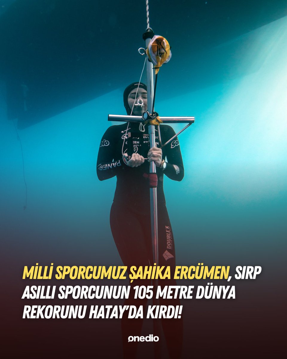 🔴 #SONDAKİKA "Nefesimi Hatay için tutacağım" demişti:

Milli sporcumuz Şahika Ercümen, Sırp asıllı Lena Balta'nın elinde bulundurduğu 105 metre dünya rekorunu Hatay'da kırdı!