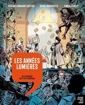 La collection de <a href="/HistDessineefr/">Histoire dessinée Fr</a> vient de faire paraître un nouveau volume : Les Années Lumières ! Alors, ça ne parle pas de Moyen Âge, mais il s'agit pour nous de l'un des plus beaux exemples d'histoire ouverte au monde et au public... Un thread ⬇️