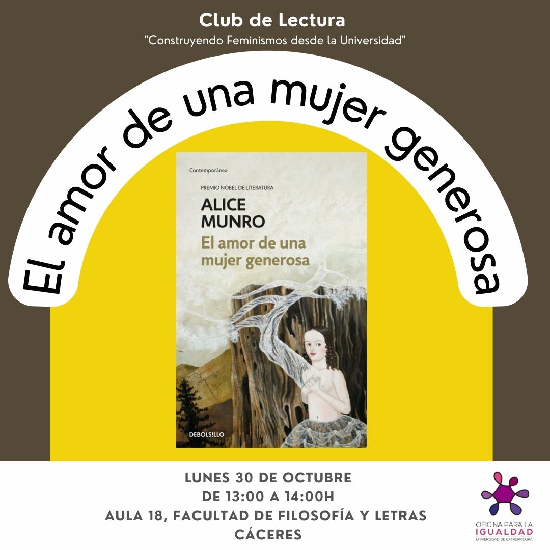 IgualdadUEx's tweet photo. ¡Vente al club de lectura!
📆30 octubre
⏰13:00h
📍Aula 18 de Filosofía y Letras, Cáceres https://t.co/EZwTjU0Ddf