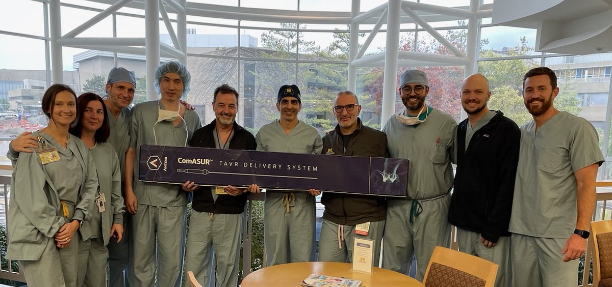 Chris Meduri, MD MPH (@chrismeduri) on Twitter photo It is with great pleasure to announce the completion of the DurAVR EFS enrollment! Thank you <a href="/umichCVC/">U-M Health Frankel CVC</a>. This first-in-class biomimetic valve exceeded already remarkable prior results. More details next week in San Fran <a href="/TCTMD/">TCTMD</a> and in London as a LBCT <a href="/PCRonline/">PCRonline 🫀</a>. <a href="/AnterisTech/">Anteris Technologies</a> #tavr It is with great pleasure to announce the completion of the DurAVR EFS enrollment! Thank you <a href="/umichCVC/">U-M Health Frankel CVC</a>. This first-in-class biomimetic valve exceeded already remarkable prior results. More details next week in San Fran <a href="/TCTMD/">TCTMD</a> and in London as a LBCT <a href="/PCRonline/">PCRonline 🫀</a>. <a href="/AnterisTech/">Anteris Technologies</a> #tavr