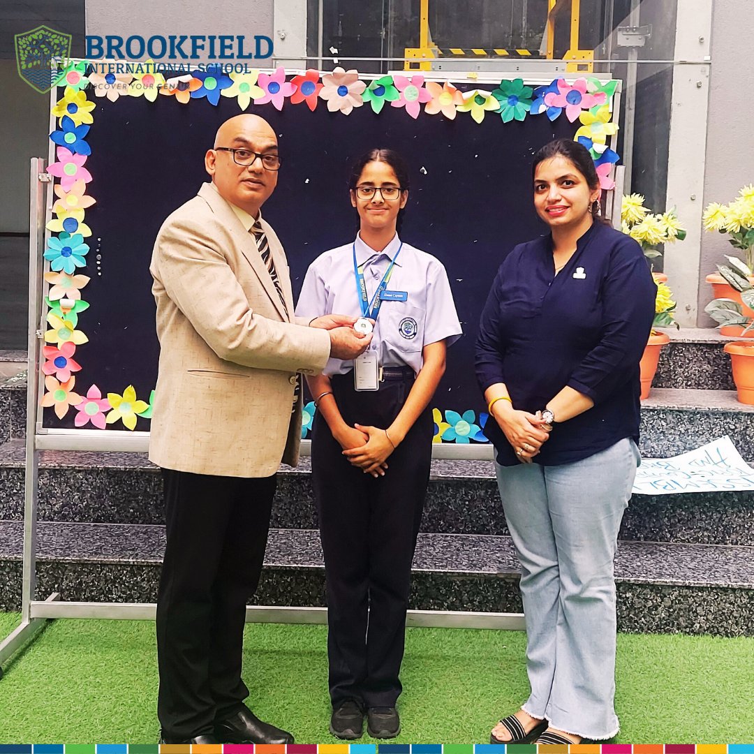 📷📷 Congratulations to our talented student, Brahmjot Kaur, for her outstanding performance in the 1st 5-A Side Hockey Championship 2023-24 organized by Panjab University Hockey Club Chandigarh! 
#BrookfieldInternationalSchool #championinmaking #bestschoolforkids
