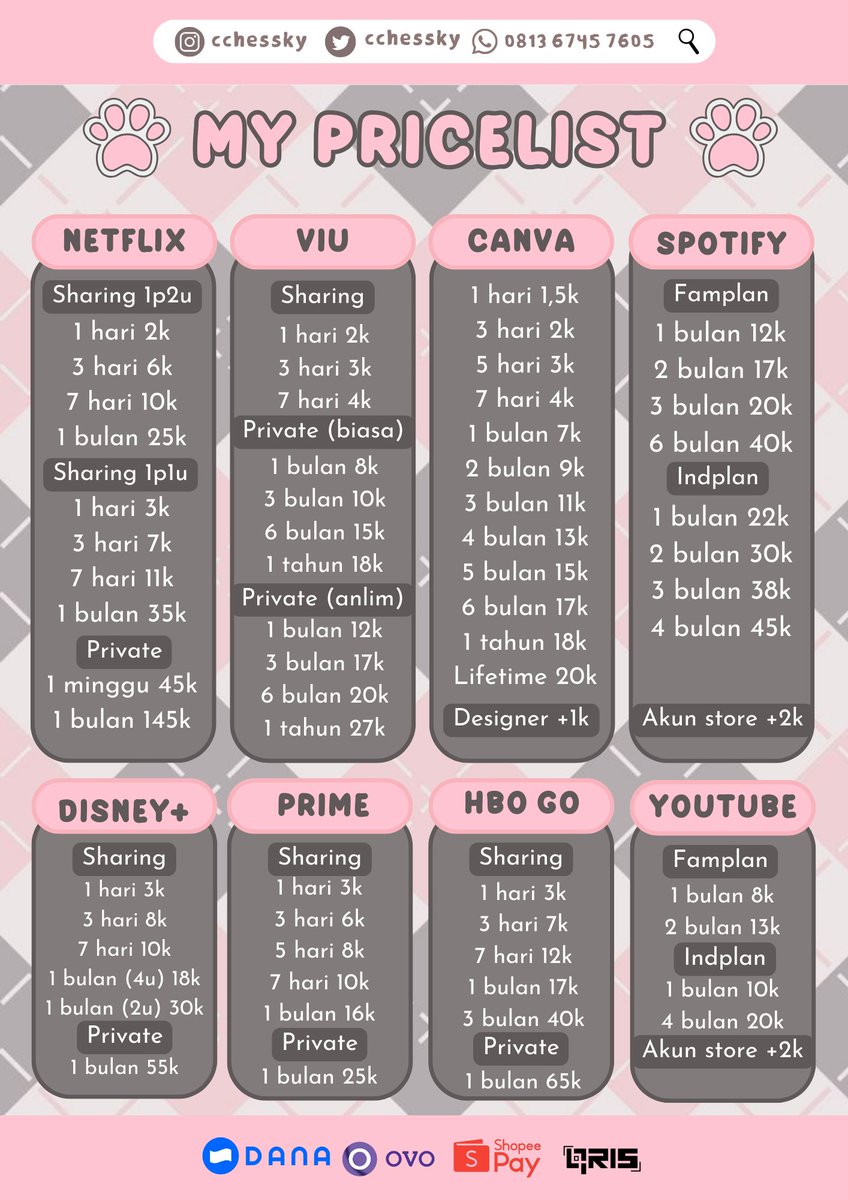 cchessky's tweet image. Start 2k aja sini kak

Order wa only
💌 wa.me/6281367457605