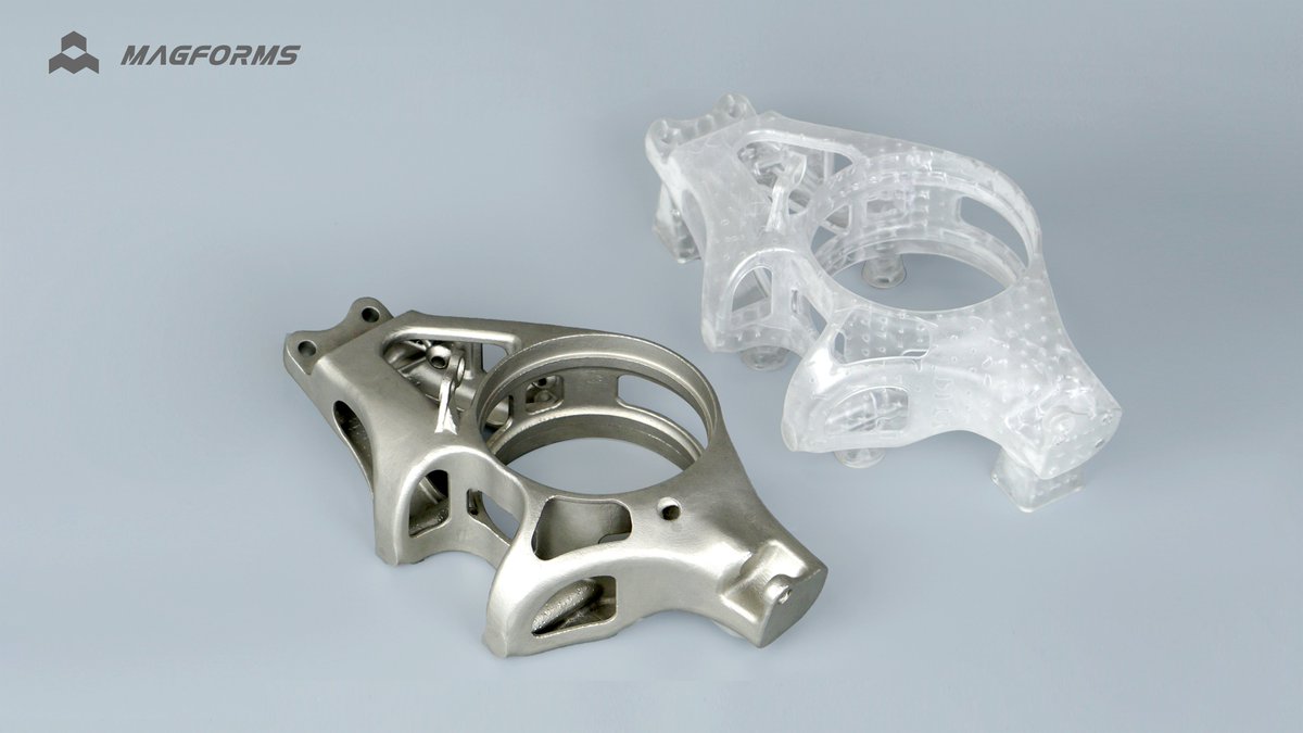 magforms's tweet image. Increasingly more customers are using #Magforms HeliosP600 with #castresin Cryscast2101 for rapid and accuracy casting. It’s continuous that the application range of 3D printing casting technology in #industrialdesign expands, taking traditional industrial casting to a new level!