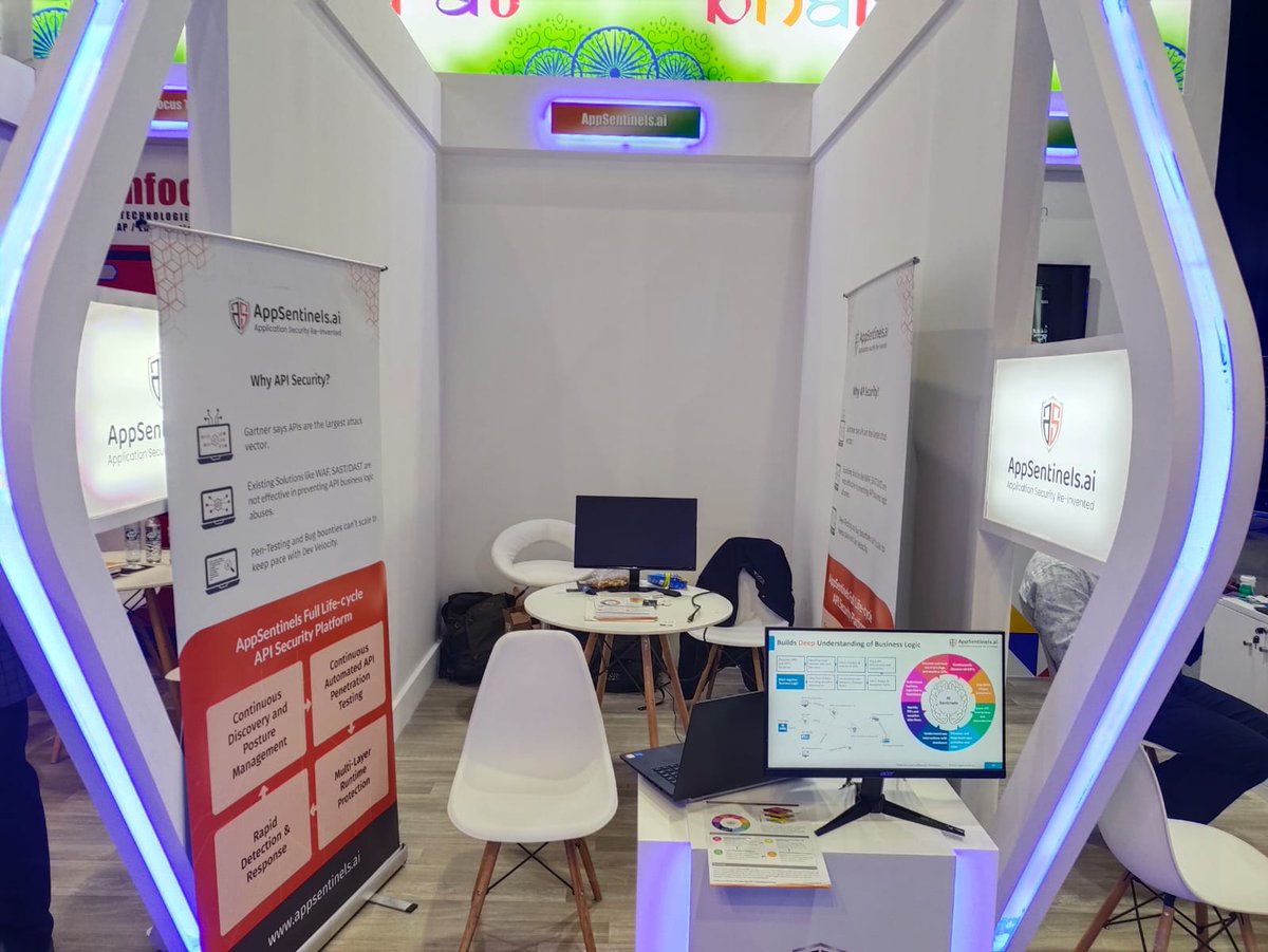AppSentinels.ai (@appsentinelsai) on Twitter photo A glimpse of our presence at <a href="/GITEX_GLOBAL/">GITEX GLOBAL</a>
It’s been wonderful meeting folks across the industry so far. Drop by at booth H23.A10.8 to :
➜ See demos of our AI-powered API security
➜ Discuss innovations in cybersecurity
➜ Connect with our experts
Hope to see you here! A glimpse of our presence at <a href="/GITEX_GLOBAL/">GITEX GLOBAL</a>
It’s been wonderful meeting folks across the industry so far. Drop by at booth H23.A10.8 to :
➜ See demos of our AI-powered API security
➜ Discuss innovations in cybersecurity
➜ Connect with our experts
Hope to see you here!
