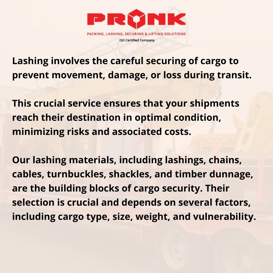 JustPronkIt's tweet image. In this post, we have explained why lashing services form the backbone of secure cargo transportation (especially for heavy objects transported through sea cargo). 

#lashing #cargo #shipping #seacargo