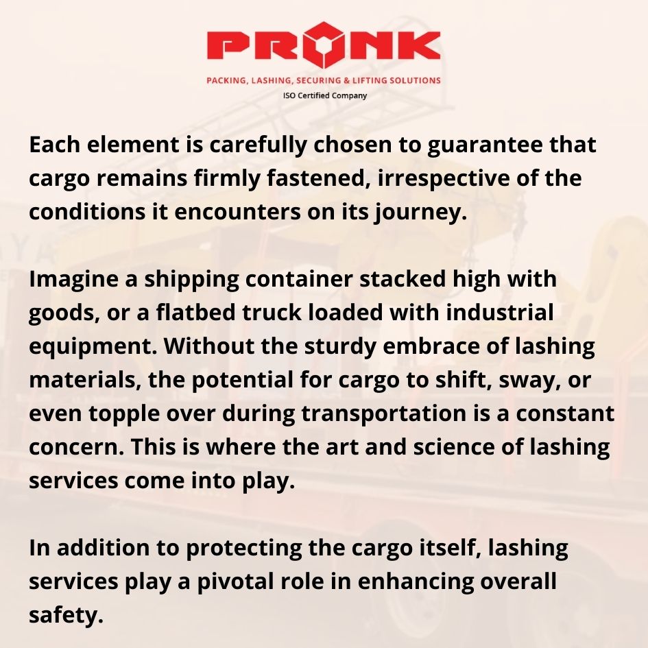 JustPronkIt's tweet image. In this post, we have explained why lashing services form the backbone of secure cargo transportation (especially for heavy objects transported through sea cargo). 

#lashing #cargo #shipping #seacargo