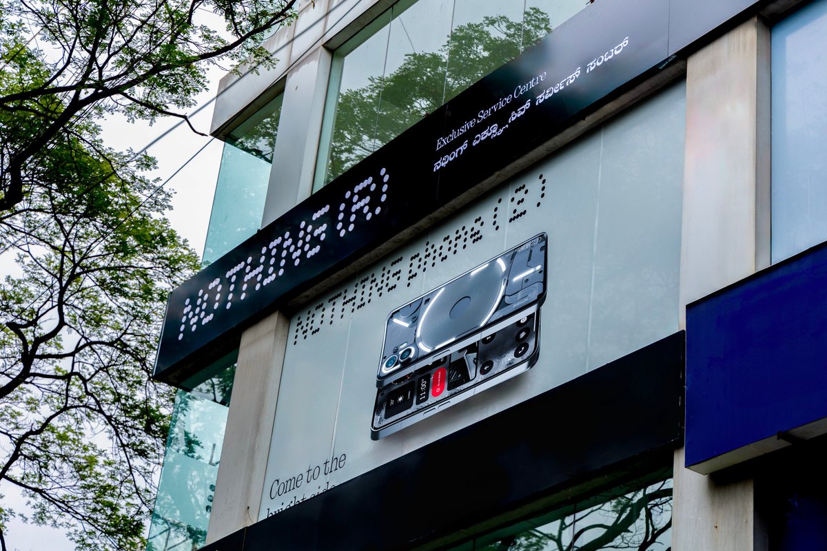 AmreliaRuhez's tweet image. Nothing First Exclusive Service Centre in India (Bengaluru)