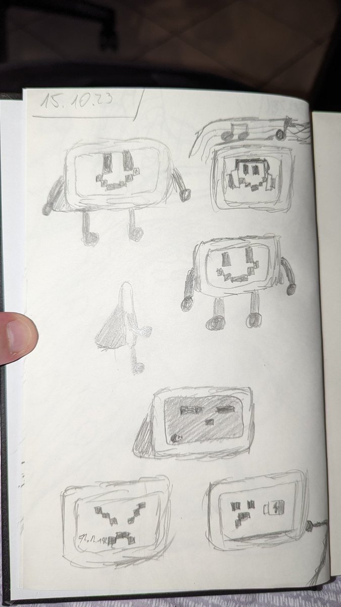Gleich_Daniel's tweet photo. - A Thread -
Recently, I've been doodling daily for a semester project. Hopefully I see some improvement soon 👀 #gameart #dailydoodle #gamedev #solodev #gamedevelopment https://t.co/CFjRSM8NGk