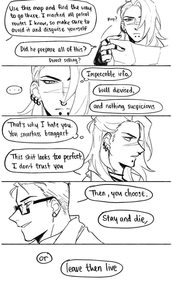 (Story #16) "You know, I'm kind enough to let you choose"

Chamber used a reverse card to them 