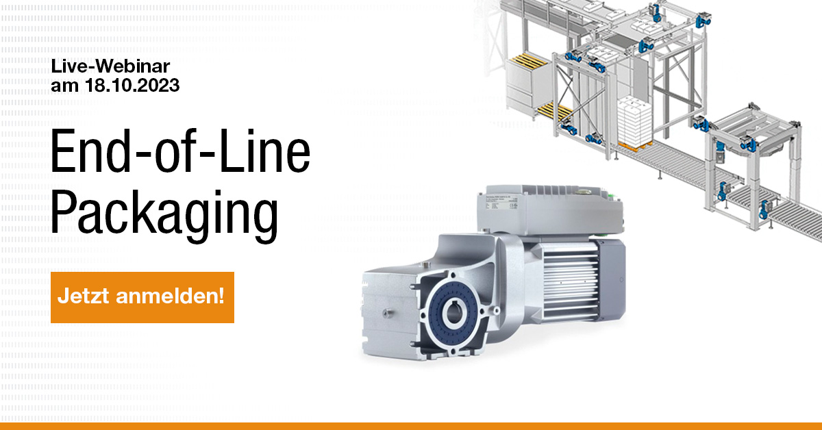 Live-Webinar am 18.10.2023 um 11:00 Uhr: Seien Sie dabei und erfahren Sie, welche Vorteile dezentrale Antriebstechnologien im Vergleich zu herkömmlichen zentral gesteuerten Servomotoren im End-of-Line Packaging haben. Jetzt anmelden: hubs.ly/Q025KWzW0
