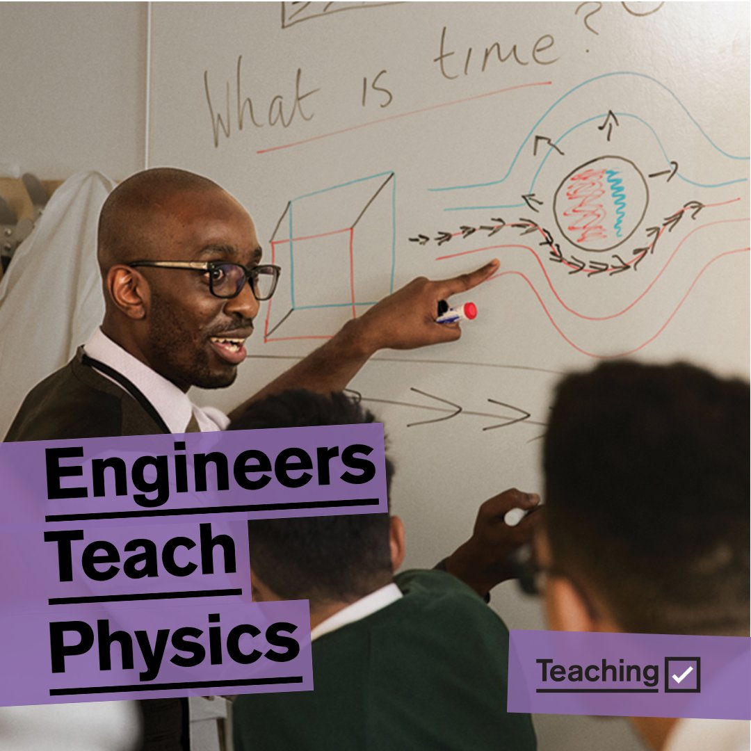 We’re excited to meet this years’ cohort of engineers and materials scientists at the Engineers teach physics community day! Why not join us next year - find out more about the teacher training course engineered for you: bit.ly/ETP-physics1