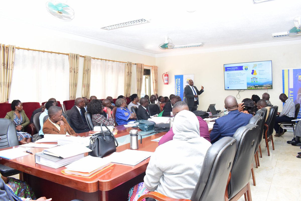 We are hosting a team from the @nche_uganda and Law Council who are here for the Accreditation of the Bachelor of Laws(LLB) programme and Full Open Distance & eLearning Status. The team led by Prof. Ronald Kakungulu-Mayambala was welcomed by the Vice Chancellor Prof. @jckwesiga