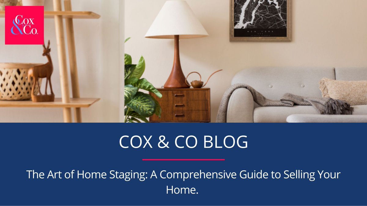 The Art of Home Staging: A Comprehensive Guide to Selling Your Home. Check out this blog published by Cox & Co to find out more buff.ly/48OmSu1 

#coxandcohomes #coxandco #hove #homestaging #sellingyourhome #propertyblog  #homebuyers  #hoveproperty #homeowners #brighton