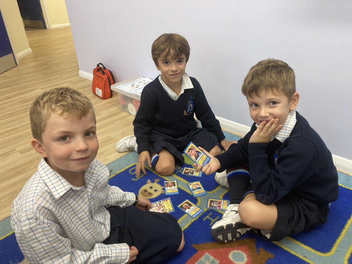 SJBWindsor's tweet image. Maths and football?! What could trump that! Year 2 used Top Trump Footballer cards during their maths lesson to order, compare and discuss the different heights and mass of footballers. Gooooooaaaaaallllllll! 

#stjohnsbeaumont #sjbwindsor #sjbpreprep #prepschool #mathsisfun