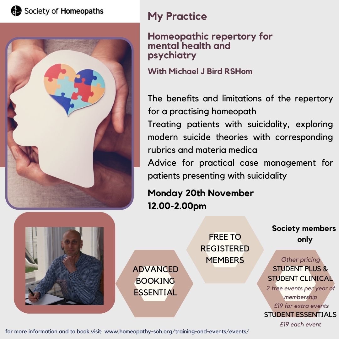 Society of Homeopaths (@sohhomeopathy) on Twitter photo 