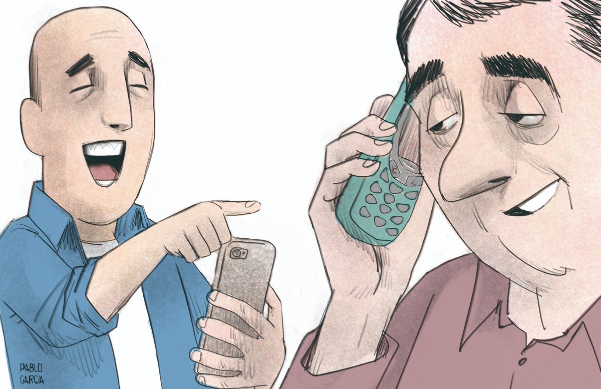 MaxiRodriguez33's tweet image. Mi artículo semanal. Abrazos.
parandoenvillalpando.com/el-retorno-de-…
-¡Soi'l amu!
-D'eso nada. El  amu ye el to móvil, tu yes un esclavu.
-¿Yo? ¿De qué. ho?
-De la necesidá de tar permanentemente conectau.