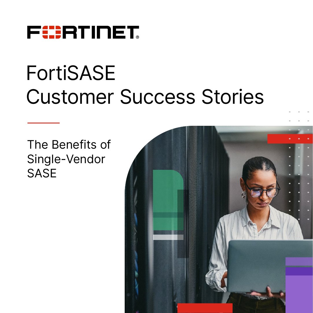 .<a href="/Fortinet/">Fortinet</a> is converging networking and security with a single-vendor #SASE solution 🌐🛡

Learn how our customers are delivering improved security, seamless user experience, and operational efficiency across an entire distributed network with #FortiSASE. ftnt.net/6016uXcM0