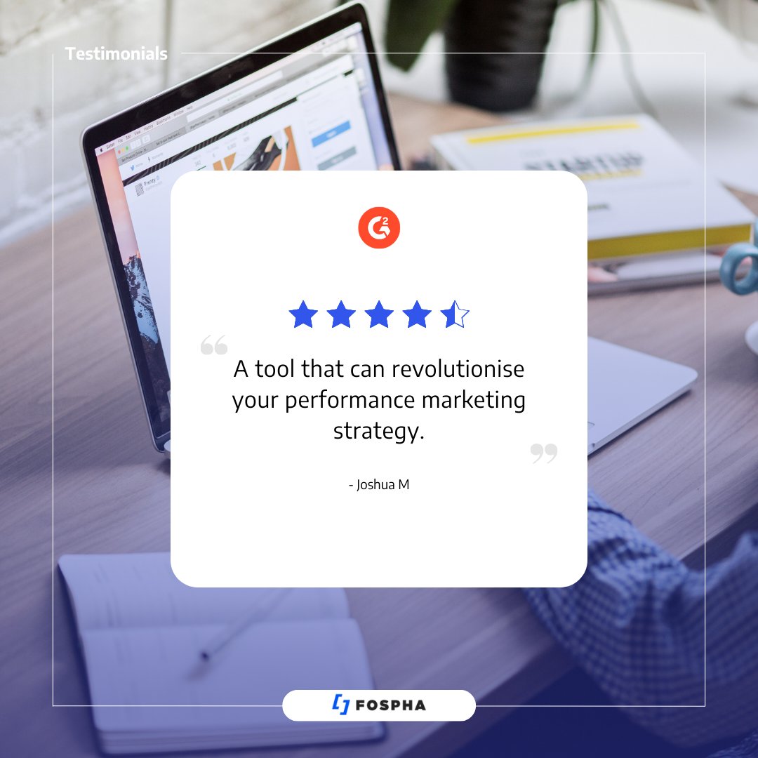 WeAreFospha's tweet image. We’re thrilled to receive such positive feedback from Joshua. Thank you for being part of our journey! 🙌
hubs.ly/Q025Ctz00

#Fospha #ecommerce #marketing
