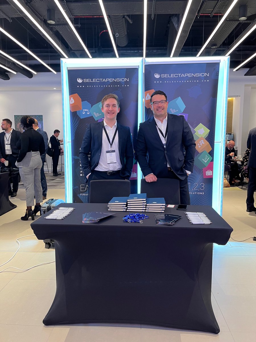 Selectapension's tweet photo. We are all set up and ready for MMI London today. Make sure you come and say hi! https://t.co/7bUb887AJM