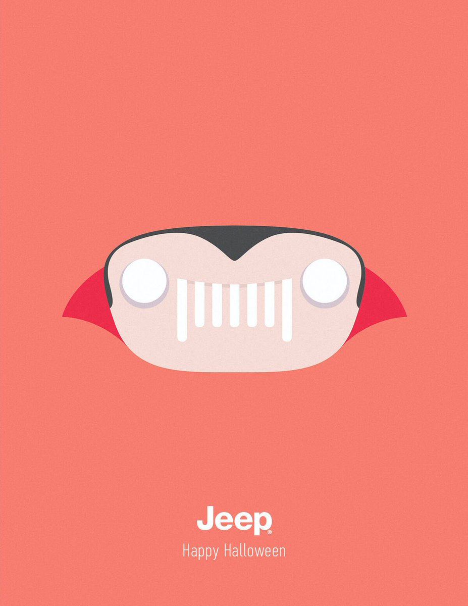 creapills's tweet photo. Quand Jeep célèbre Halloween 🎃

Agence : Publicis Canada (2019) https://t.co/kGrcK08QYd