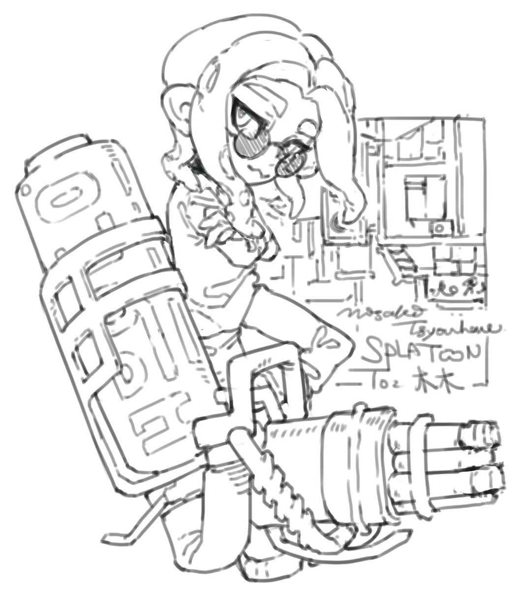 Me and my friends’ splatoon oc🥰