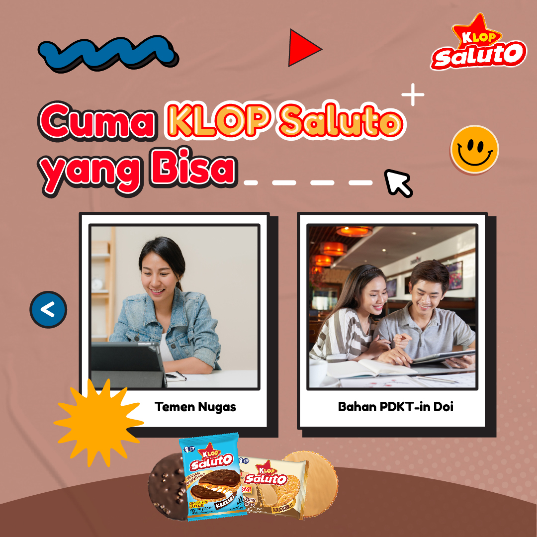 Klopbiscuit's tweet photo. Nih mimin kasih tau kalo Klop Saluto pas di segala suasana dan #GaBisaStop bikin ketagihannya. Nah, Klopers biasanya cemilin Klop Saluto pas lagi ngapain sih?

Coba komen di bawah ges~

#KLOP #KLOPCrackers #KLOPBiscuit #KLOPSaluto #GaBisaStop #Biscuit #Crackers #AsyikinBarengKlop https://t.co/ycTbXQWNjZ