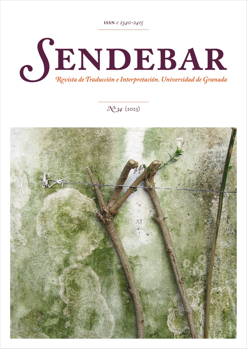 Clara Inés López-Rodríguez (@clara_logos) on Twitter photo #OpenAccess <a href="/EditorialUGR/">Editorial UGR</a>
On behalf of the Editorial board of <a href="/RSendebar/">revista_sendebar</a>, journal of #Translation and #Interpreting of <a href="/factradUGR/">factradUGR</a>, <a href="/CanalUGR/">Universidad Granada</a> (Q2 Scopus, SJR; Q1 FECYT),
we are proud to announce the publication of our new issue and #CfP.
revistaseug.ugr.es/index.php/send… #OpenAccess <a href="/EditorialUGR/">Editorial UGR</a>
On behalf of the Editorial board of <a href="/RSendebar/">revista_sendebar</a>, journal of #Translation and #Interpreting of <a href="/factradUGR/">factradUGR</a>, <a href="/CanalUGR/">Universidad Granada</a> (Q2 Scopus, SJR; Q1 FECYT),
we are proud to announce the publication of our new issue and #CfP.
revistaseug.ugr.es/index.php/send…