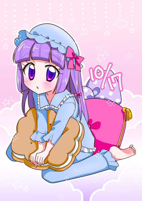 スミレちゃん誕生日まであと3日(…パチュリーに見える) 