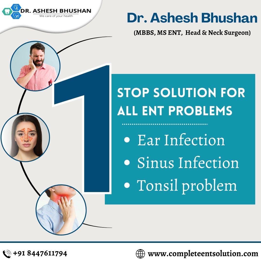 drasheshent's tweet photo. 𝟏 𝐒𝐭𝐨𝐩 𝐒𝐨𝐥𝐮𝐭𝐢𝐨𝐧 𝐅𝐨𝐫 𝐀𝐥𝐥 𝐄𝐍𝐓 𝐏𝐫𝐨𝐛𝐥𝐞𝐦𝐬
-
👉 Ear Infection
👉 Sinus Infection
👉 Tonsil Problem
***
Consult Dr. Ashesh Bhushan (ENT Surgeon in Greater Noida)
-
Contact @ (+91) 8447611794
***
#Drasheshbhushan #ENT #helathytips #healthwellness #treatment https://t.co/AIN0CHUyH5