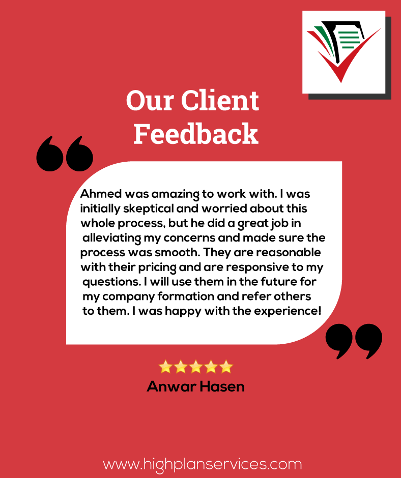 plan_high's tweet photo. Thank you for your kind words! We're thrilled to hear that Ahmed made your experience a positive one. We look forward to assisting you with your company formation in the future and appreciate your trust in us.
#HighPlanServices #highplan #corporateservices #businesssetupdubai https://t.co/jpay9MYI6p