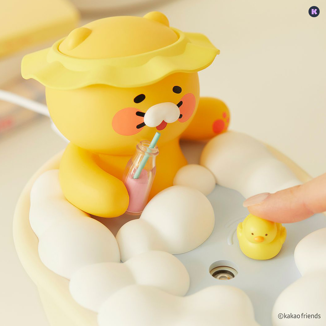 韓国限定　カカオフレンズ チュンシク　チムジルバン加湿器 お風呂に入ってるチュンシク🛀🫧 #カカオフレンズ からお風呂で