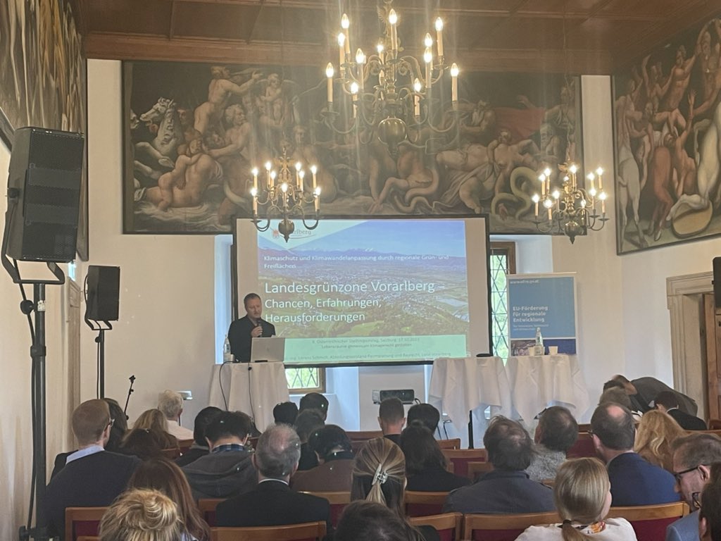 Lorenz Schmidt: „Die Landesgrünzone hat geholfen Siedlungsausuferung einzudämmen und ist unverzichtbar.“ #stadtregionstag2023