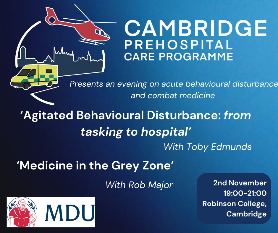 Angela Croucher (@angcroucher) on Twitter photo We have another great evening planned with Dr Toby Edmunds <a href="/emccdoc/">Toby Edmunds</a> & Rob Major <a href="/phemDM/">Rob Major</a> from <a href="/EastAngliAirAmb/">East Anglian Air Ambulance</a> on Thursday 2nd November. Full details via our Facebook page facebook.com/CamPreHosp We have another great evening planned with Dr Toby Edmunds <a href="/emccdoc/">Toby Edmunds</a> & Rob Major <a href="/phemDM/">Rob Major</a> from <a href="/EastAngliAirAmb/">East Anglian Air Ambulance</a> on Thursday 2nd November. Full details via our Facebook page facebook.com/CamPreHosp