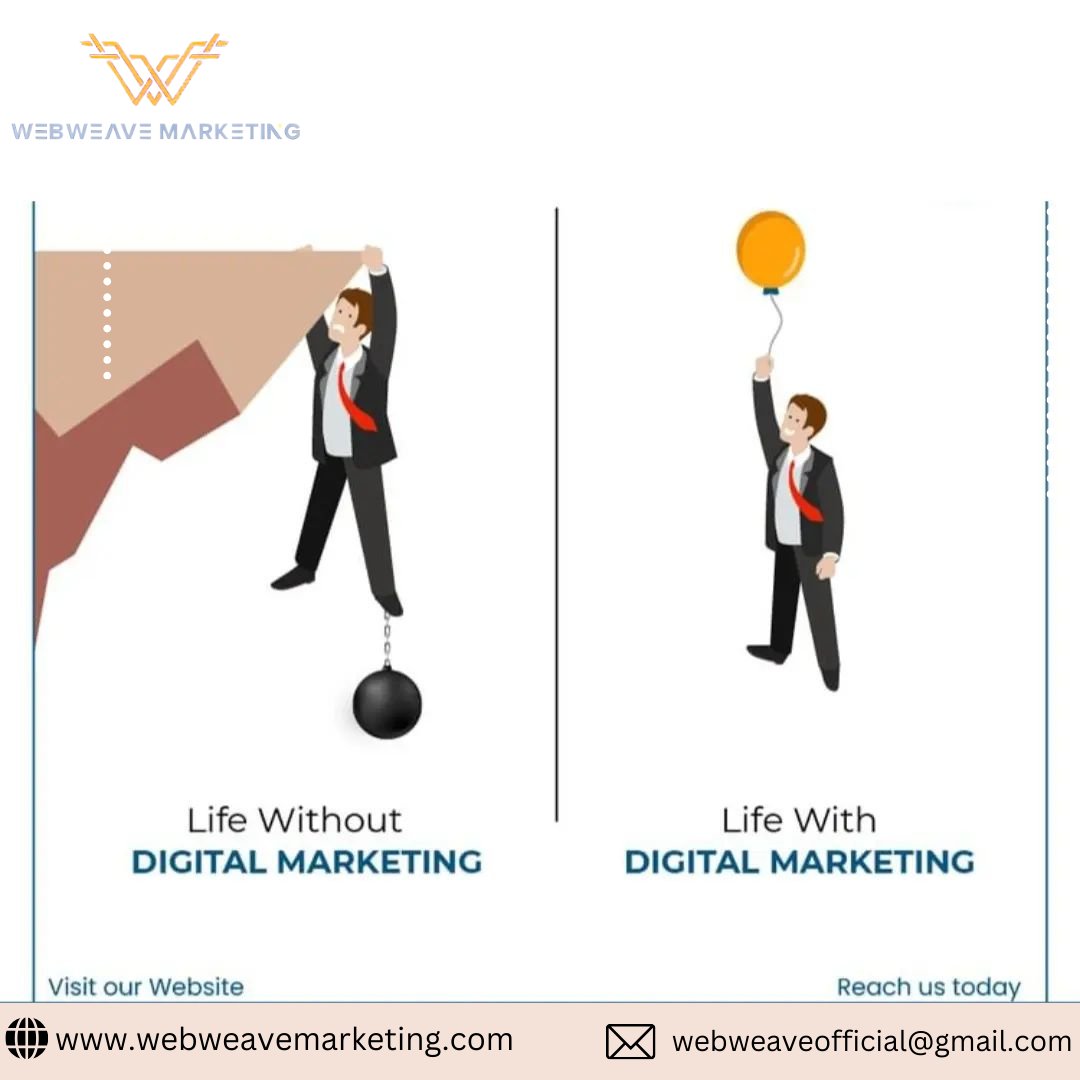 WebweaveM's tweet photo. Choose digital marketing for unparalleled growth! 🚀🌟 Reach wider audiences, boost engagement, and maximize ROI. Unlock success at https://t.co/Gu2HkSd4B0. #DigitalMarketing #BusinessGrowth 📈 https://t.co/2b664GeeYz