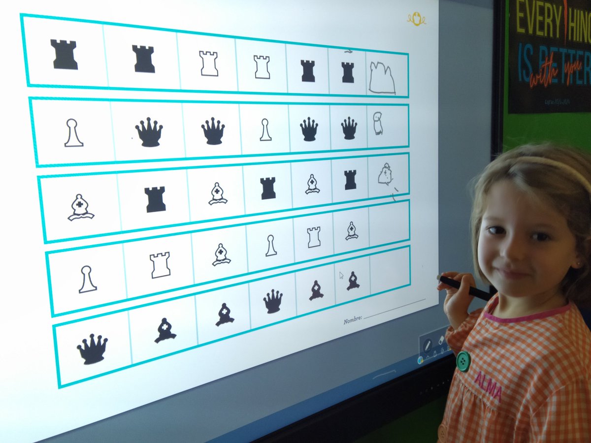 SalesianasVigo's tweet photo. 6EI ♟️♟️ Completa esta secuencia 🤔
#EtapaInfantil #AprenderXogando
#Xadrez #ContigoTodoEMellor https://t.co/hHpRi0gmls
