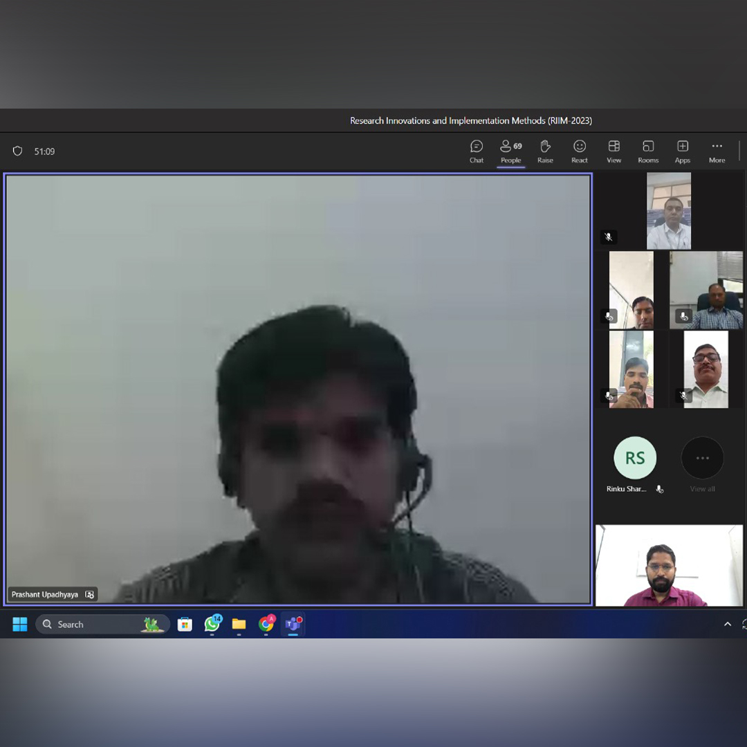 IMSECGhaziabad's tweet photo. Online Faculty Development Program on “Research Innovations and Implementation Methods (RIIM-2023)”
Faculty Development Program-Ist Day
.
.
.
#imsec #imsec143 #engineering #college #aktu #btech #campus #AICTE #aktu_india #studentsfirst #education #knowledge #interactive https://t.co/ufhqdWT3kU