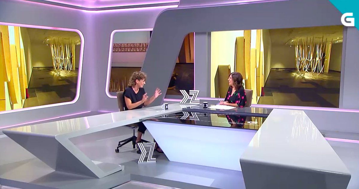 Este fin de semana he estado en el programa <a href="/ZigZagDiario/">ZigZag Diario </a>  de la <a href="/TVGalicia/">TVG</a> charlando con <a href="/MariaSolar2/">María Solar</a> sobre mi última exposición 'La frágil piel del mundo'.
Entrevista a partir del minuto 4:55 crtvg.es/tvg/a-carta/pr…